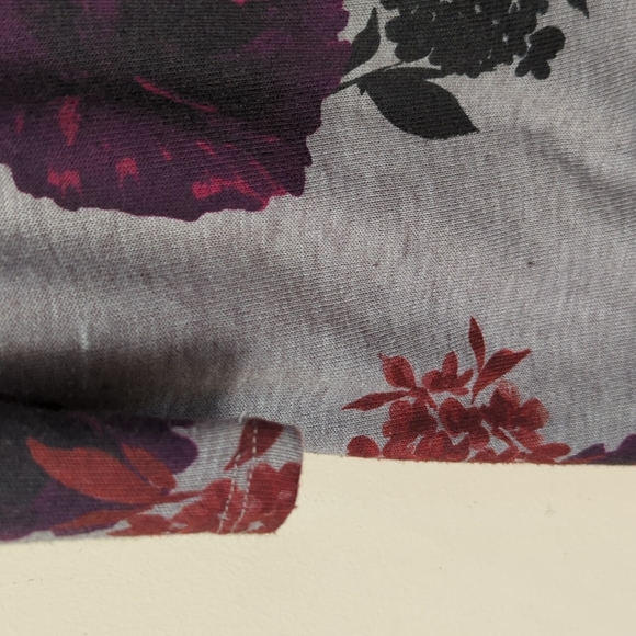 Chicos Petite Rose-Print Button-Sleeve Tunic - Picture 15 of 16